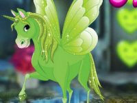 Gleeful Green Unicorn Escape