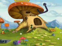 Mushroom House Puppy Escape